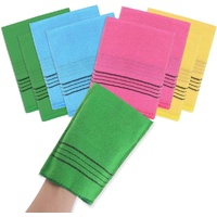 12 pcs Exfoliating Washcloth Scrub Glove Towel for Dead Skin Removal, one size