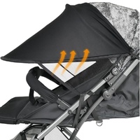 UPF50+ Stroller Cover Sun Protection Breathable Comfortable, Fits Most Strollers and Highchairs