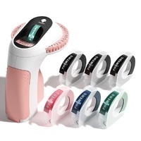 Portable Label Printer with 6 Rolls of Label Tape, Easy to Operate, Multifunction 3D Printer for Home Use, Pink