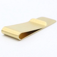 Gold-colored money clip - 5.5x2.0cm