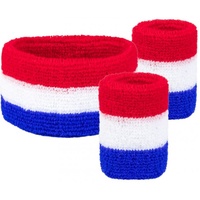Sweatband set Netherlands 3-piece - Holland sport sweatband headband World Cup European Championship festival