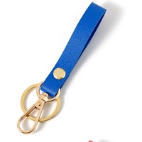 Luxury Ladies' Keychain | Key Holder | Car Keychain | Modern Style | With Double Key Rings | Blue