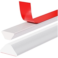Shower Strip - Water Stopper - Shower Door Seal - Shower Threshold Leak Strip - 2.8*100cm - White - Self-Adhesive - Shower Threshold - Anti-water stri