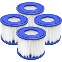 4 x Filter VI for swimming pool - suitable for Bestway Miami, Lay-Z-Spa Pool filter - Filter cartridge VI