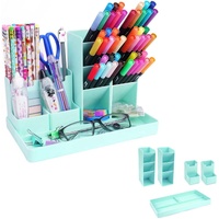 Pen Tray - 13 Compartments - Pen Holder - Desk Organizer - Pen Trays - Desk Organizer - Pen Case - Plastic - Removable - Storage System - Letter Tray 