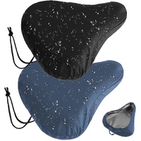 2 pieces - Bicycle Saddle Cover - Bicycle Saddle Cover - Waterproof Saddle Cover - Cover for Bicycle Saddle - Rain Cover - Saddle Cover - with drawstr