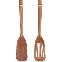 2 pieces - 33*6.5 cm - wooden spatulas - cooking utensil set - wok spatulas - spatula - kitchen utensils - flat wok pancake spatula - kitchen accessor