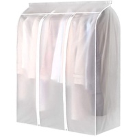Garment Cover - Clothes Hanging Protector - Clothes Storage Bag - Garment Bag - Hanging Storage Bag - Transparent - Waterproof - For Wardrobe and Clot
