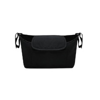 Baby Organizer Stroller Accessories Bag Large Space for All Strollers（Black）