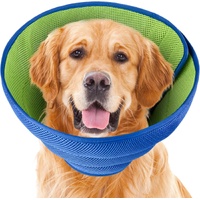 Soft Dog Cone for Dogs After Surgery, Breathable Dog Cones for Large Medium Small Dogs and Cats Anti-Lick Protective Wound,Adjustable Dog Recovery Con