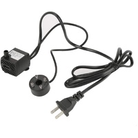 Water Fountain Pump, 2W Submersible Pump with 4 Colorful Lights for Rockery Fountain Pool Garden Pond Fish Aquarium Statuary(US Plug) Water Pumps