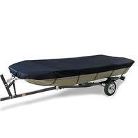 17-19FT：600cm*310cm Boat Cover Trailerable Marine Grade 210D grey