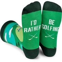 I'd Rather Be Golfing Socks - funny socks - Warm Thick Socks for Men and Women - funny socks - funny socks men 41 46 - funny socks women