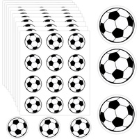 Football Stickers - Waterproof Vinyl Stickers - Suitable for laptops, water bottles, notebooks and mobile phones - Ideal gift for football players, te