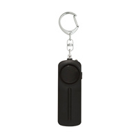 Personal Safety Alarm - Keychain - with LED Light 130DB Personal Alarm - for Women, Girls and Seniors - Black