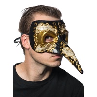 Heaven Costumes Venetian Long Nose Music Notes Masquerade Mask