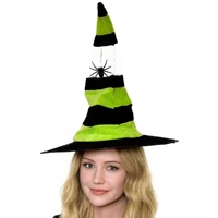 Heaven Costumes Spider Witch Green Halloween Costume Hat