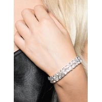 Heaven Costumes Dazzling Rhinestone Silver Costume Bracelet