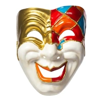 Heaven Costumes Antique Cream Full Face Comedy Masquerade Mask