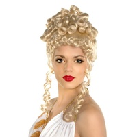 Heaven Costumes Roman Empress Golden Blonde Womens Wig
