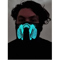 Heaven Costumes Biohazard Gas Mask Sound Activated Light Up