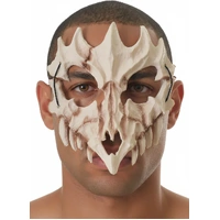 Heaven Costumes Foam Dragon Skull Half Mask Halloween