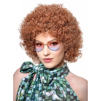 Heaven Costumes Light Auburn Afro 70s Disco Costume Wig