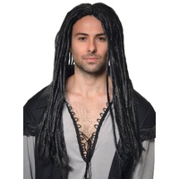 Heaven Costumes Jamaican Rasta Mens Black Dreadlocks Wig