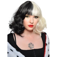 Heaven Costumes Deluxe Heat Resistant Cruella Character Wig