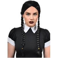 Heaven Costumes Wednesday Addams Braided Halloween Costume Wig