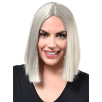 Heaven Costumes Platinum Blonde Heat Resistant Bob Costume Wig