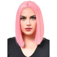 Heaven Costumes Deluxe Light Pink Heat Resistant Bob Costume Wig