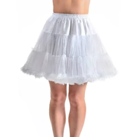 Heaven Costumes Fluffy White Thigh Length Plus Size Petticoat XL