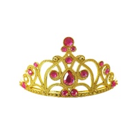 Heaven Costumes Jewelled Pink & Gold Girls Princess Tiara