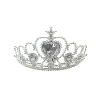 Heaven Costumes Jewelled Silver Girls Princess Tiara