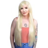 Heaven Costumes Lilly Light Blonde Long Straight Costume Wig