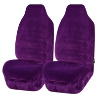 My Car Universal Finesse Faux Fur Seat Covers Charcoal