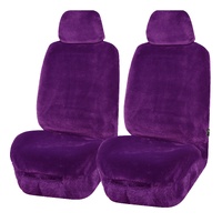 My Car Universal Finesse Faux Fur Seat Covers Charcoal