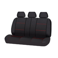 My Car Universal Lavish Rear Seat Cover 06/08S Black/Red