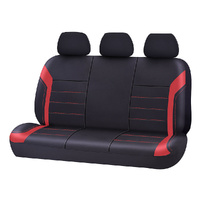 My Car Ultra Light Neoprene Rear Seat Covers 06/08H Black/Red