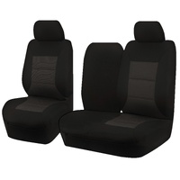 My Car Seat Covers Toyota Landcruiser 100 Series Front Bucket Bench Black