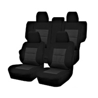 My Car Seat Covers Mitsubishi Pajero 7 Seater LWB Black Premium