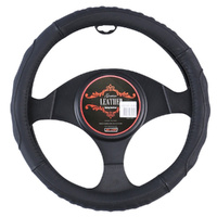 My Car Kentucky Steering Wheel Cover Black Leather