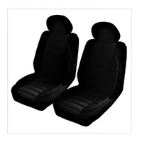 My Car Comfort Plus Front Seat Covers - Universal Black