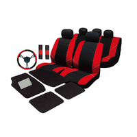 My Car Universal Ultimate Car Accessories Value Pack Red