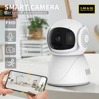 3MP Dual Lens Security Camera - WiFi 5G 2.4G Night Vision Pet Monitoring