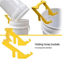 OZBEE Beekeeping Honey Gallon Plastic Bucket Holder Brackets 2PC