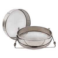 Stainless Steel Double-Layer Bee Honey Sieve Filtration Strainer