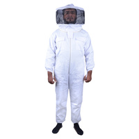 Beekeeping Full Suit Cotton Round Head Veil Size S