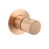 KYLINS Brushed Rose Gold Round Bath Shower Mixer
